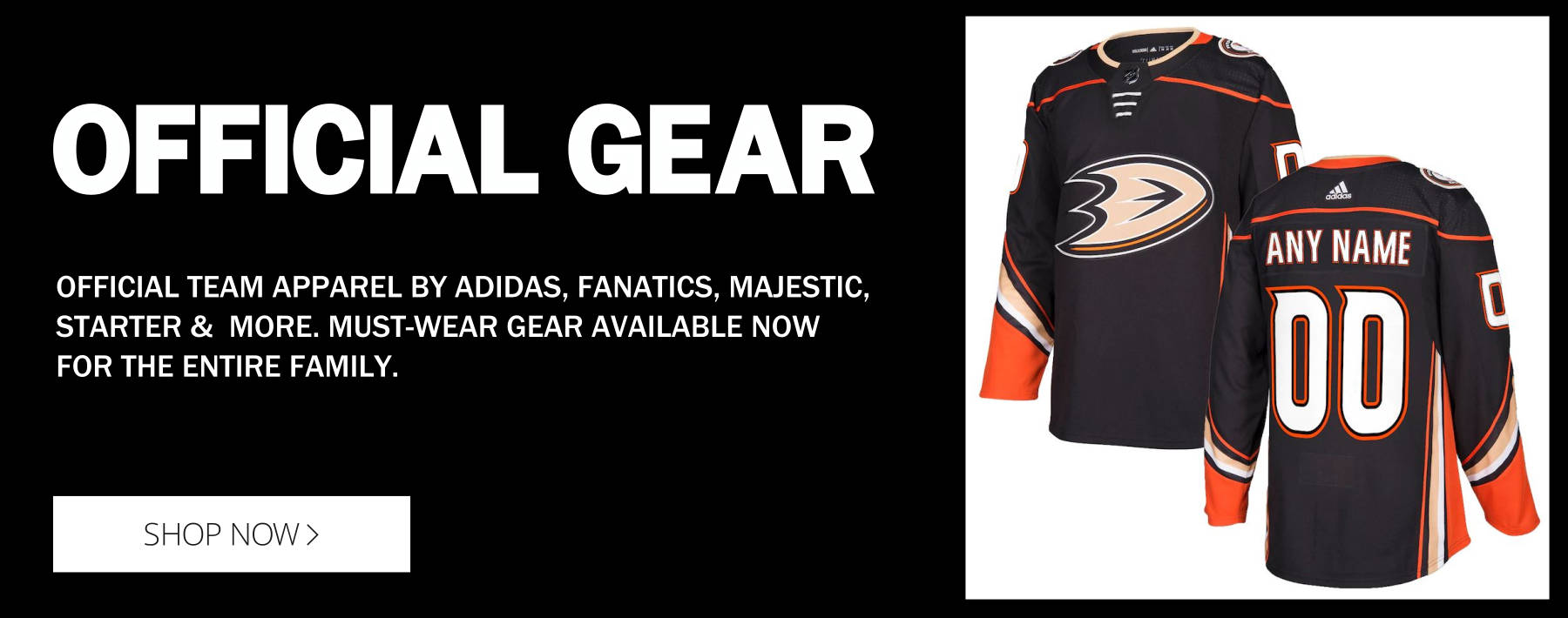 Officially Licensed Anaheim Ducks Gear and Merchandise 