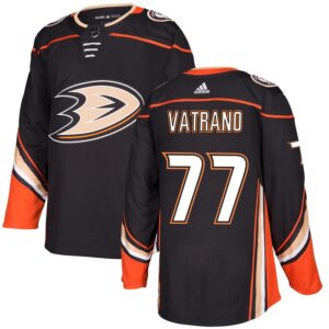 Frank Vatrano Men's adidas Black Anaheim Ducks Authentic Custom Jersey