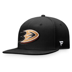 Men's Fanatics Branded Black Anaheim Ducks Core Primary Logo Fitted Hat