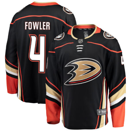 Men's Fanatics Branded Cam Fowler Black Anaheim Ducks Breakaway Player Jersey