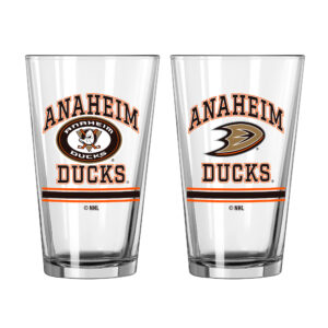 Anaheim Ducks 16oz. Pint Glass Two Pack