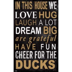 Anaheim Ducks 11" x 19" In This House Sign